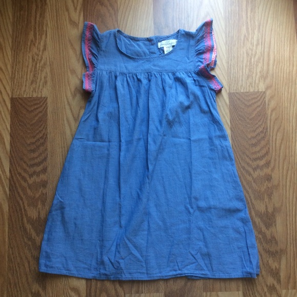 L.O.G.G. x H&M Blue Chambray Shift Dress, 9/10 - Picture 1 of 3